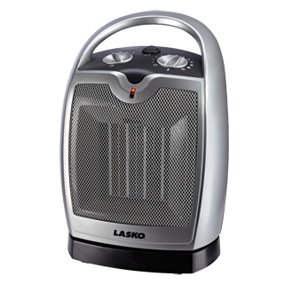 Lasko 5409 Silver 1500W electric space heater